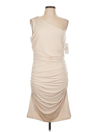 Pre-owned Dkny Cocktail Dress In Tan