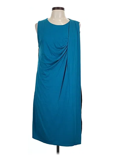 Pre-owned Dkny Cocktail Dress In Teal