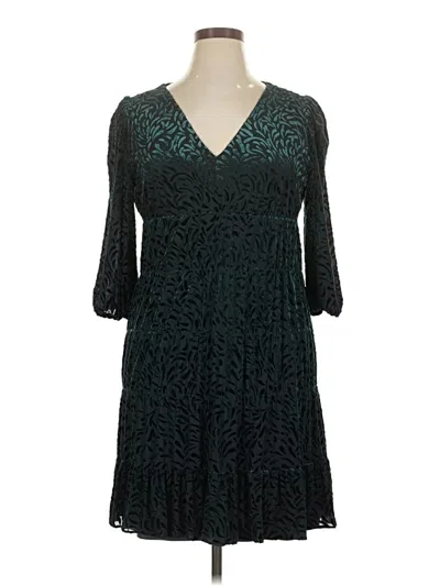 Pre-owned Dkny Cocktail Dress In Teal