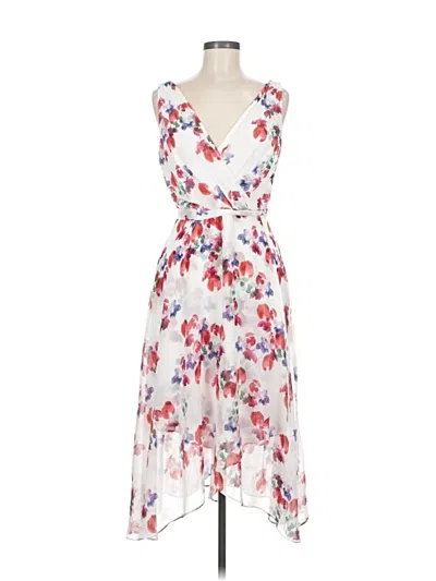 Pre-owned Dkny Cocktail Dress In White