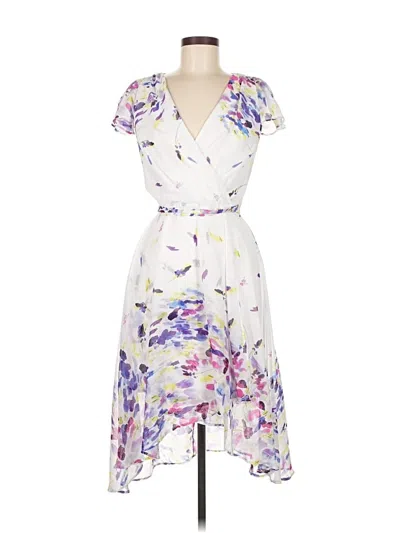 Pre-owned Dkny Cocktail Dress In White