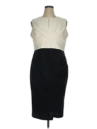 Pre-owned Dkny Cocktail Dress In White