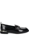 Dkny Coin-detail Loafers In Black