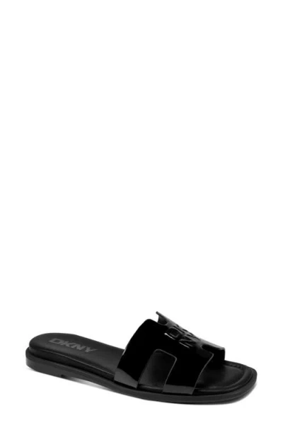 Dkny Columba Slide Sandal In Black