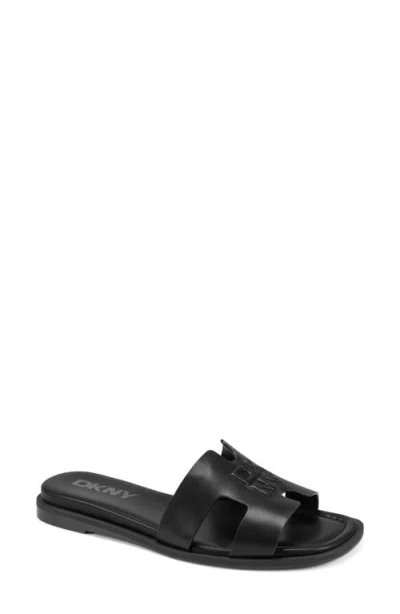 Dkny Columba Slide Sandal In Black