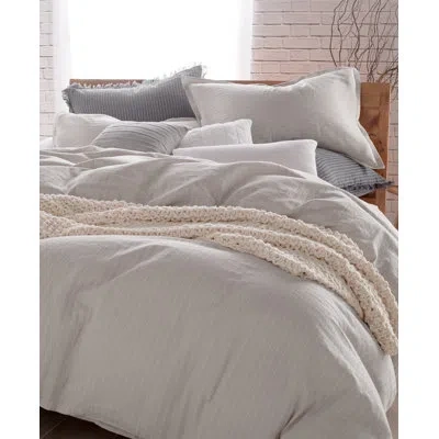 Dkny Comfy 3 Piece Cotton Comforter Set In Platinum