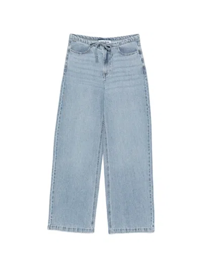 Dkny Concealed-fastening Jeans In Blue