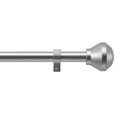 Dkny Conrad Adjustable Curtain Rod & Finial Set