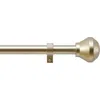 Dkny Conrad Adjustable Curtain Rod & Finial Set