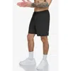 Dkny Core Volley Shorts Lined Swim Trunks In Black