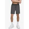 Dkny Core Volley Shorts Lined Swim Trunks In Charcoal