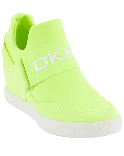 Dkny Cosmos Wedge Sneaker In Green