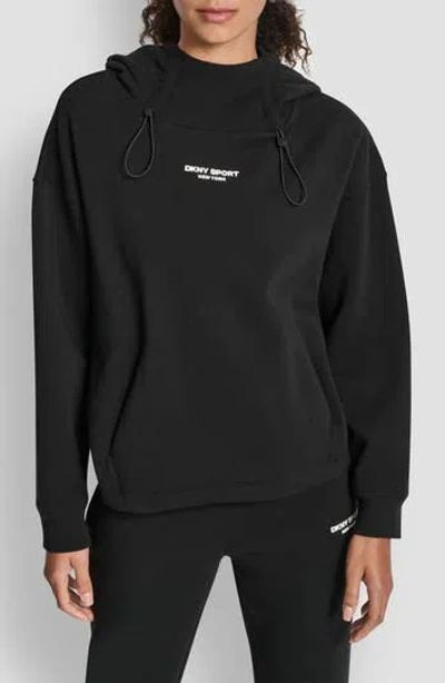 DKNY DKNY COTTON BLEND BUNGEE HOODIE