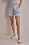 Dkny Cotton Gauze Shorts In Frst Blue