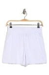 Dkny Cotton Gauze Shorts In White
