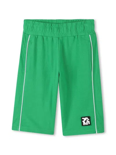 Dkny Kids' Cotton Shorts In Green