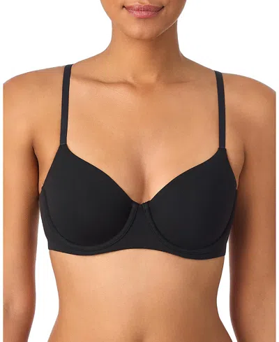 Dkny Cotton Unlined Bra In Black