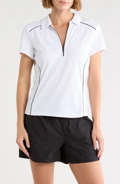 Dkny Court Pique Polo In Multi