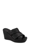 Dkny Cresson Platform Wedge Sandal In Multi