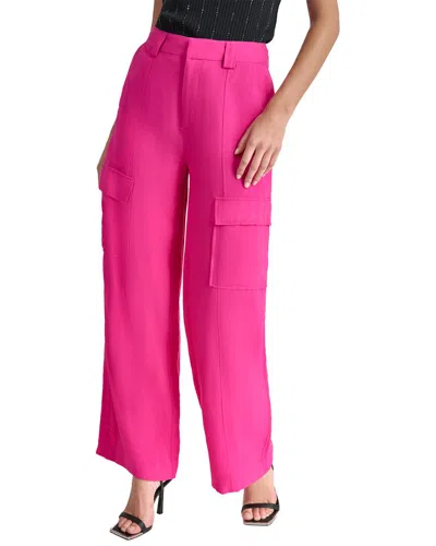 Dkny Crinkle Dressing Cargo Pant In Pink