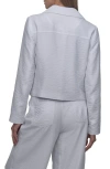 Dkny Crinkle Moto Jacket In White