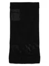 Dkny Crochet-knit Midi Skirt In Schwarz