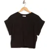 Dkny Crop Shoulder Crop T-shirt