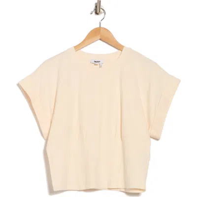 Dkny Crop Shoulder Crop T-shirt
