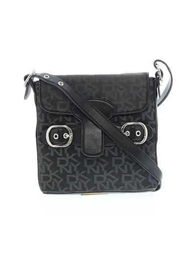 Pre-owned Dkny Crossbody Bag In Black