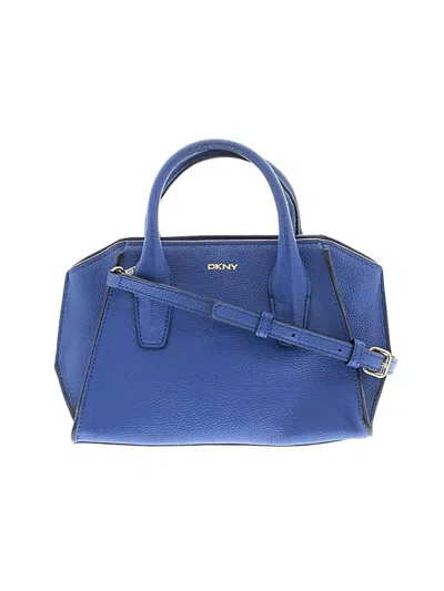 Pre-owned Dkny Crossbody Bag In Blue