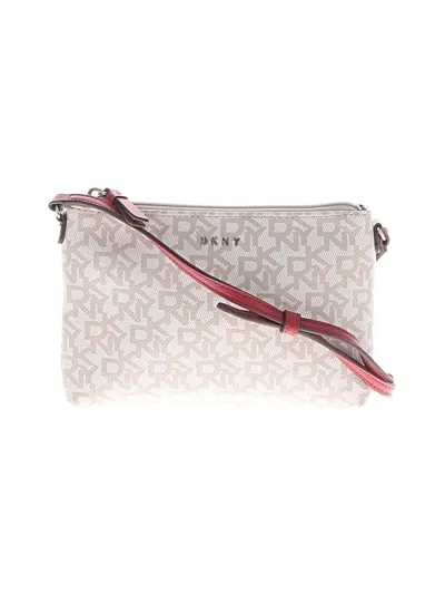 Pre-owned Dkny Crossbody Bag In Ivory