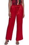 Dkny Crushed Drawstring Wide Leg Pants