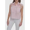 Dkny Cutwork Poplin Button-up Shirt