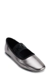 Dkny Dace Mary Jane Ballet Flat In Pewter