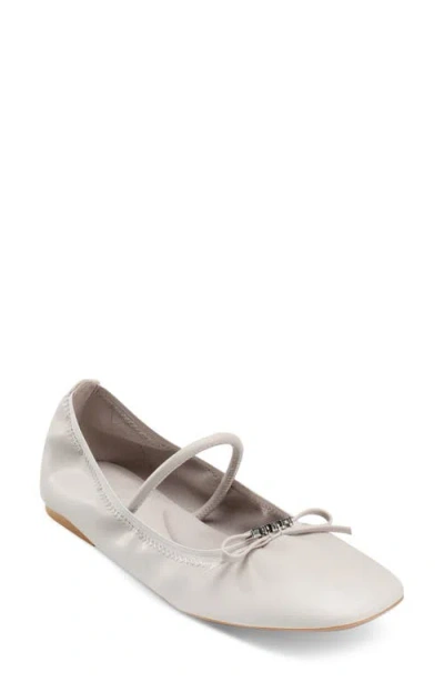 Dkny Dale Mary Jane Ballet Flat In Soft White