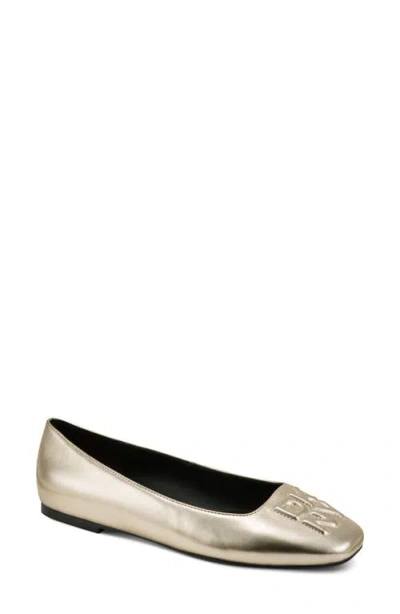 Dkny Darianne Ballet Flat In Gold