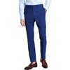 Dkny Dario Mens Plaid Polyester Dress Pants In Blue