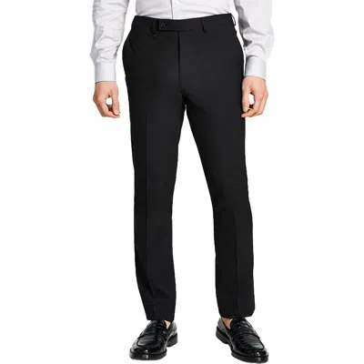 Dkny Dario Mens Polyester Dress Pants In Black