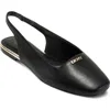 Dkny Darrow Slingback Flat In Black