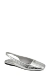 Dkny Darrow Slingback Flat In Silver