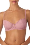 Dkny Deco Underwire Lace Balconette Bra