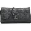 Dkny Delanie Clutch In Blk/black