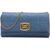 Dkny Delanie Clutch In Pebble