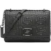 Dkny Delanie Flap Shoulder In Blk/black