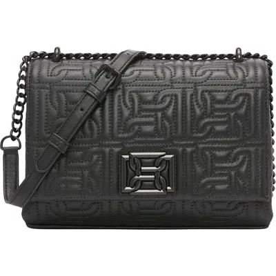 Dkny Delanie Flap Shoulder In Blk/black