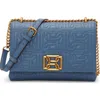Dkny Delanie Flap Shoulder In Coastal Blue
