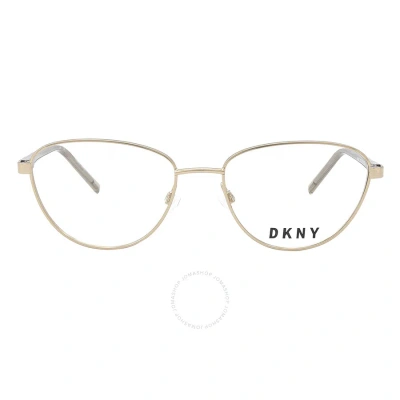 Dkny Demo Oval Ladies Eyeglasses Dk3005 717 53 In Gold