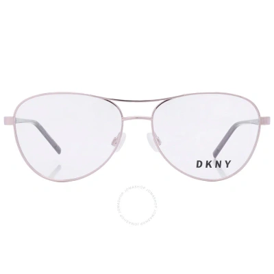 Dkny Demo Pilot Ladies Eyeglasses Dk3004 717 55 In Gold