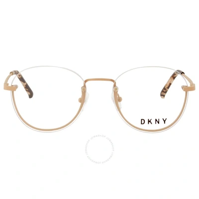 Dkny Demo Round Ladies Eyeglasses Dk1000 272 52 In Demo Lens