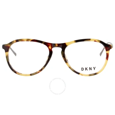 Dkny Demo Round Ladies Eyeglasses Dk7000 281 53 In Tortoise